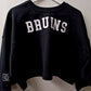 Naisten Boston Bruins crop top-paita