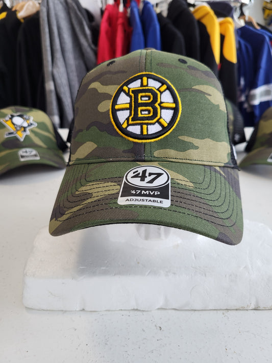 Boston bruins camo lippis