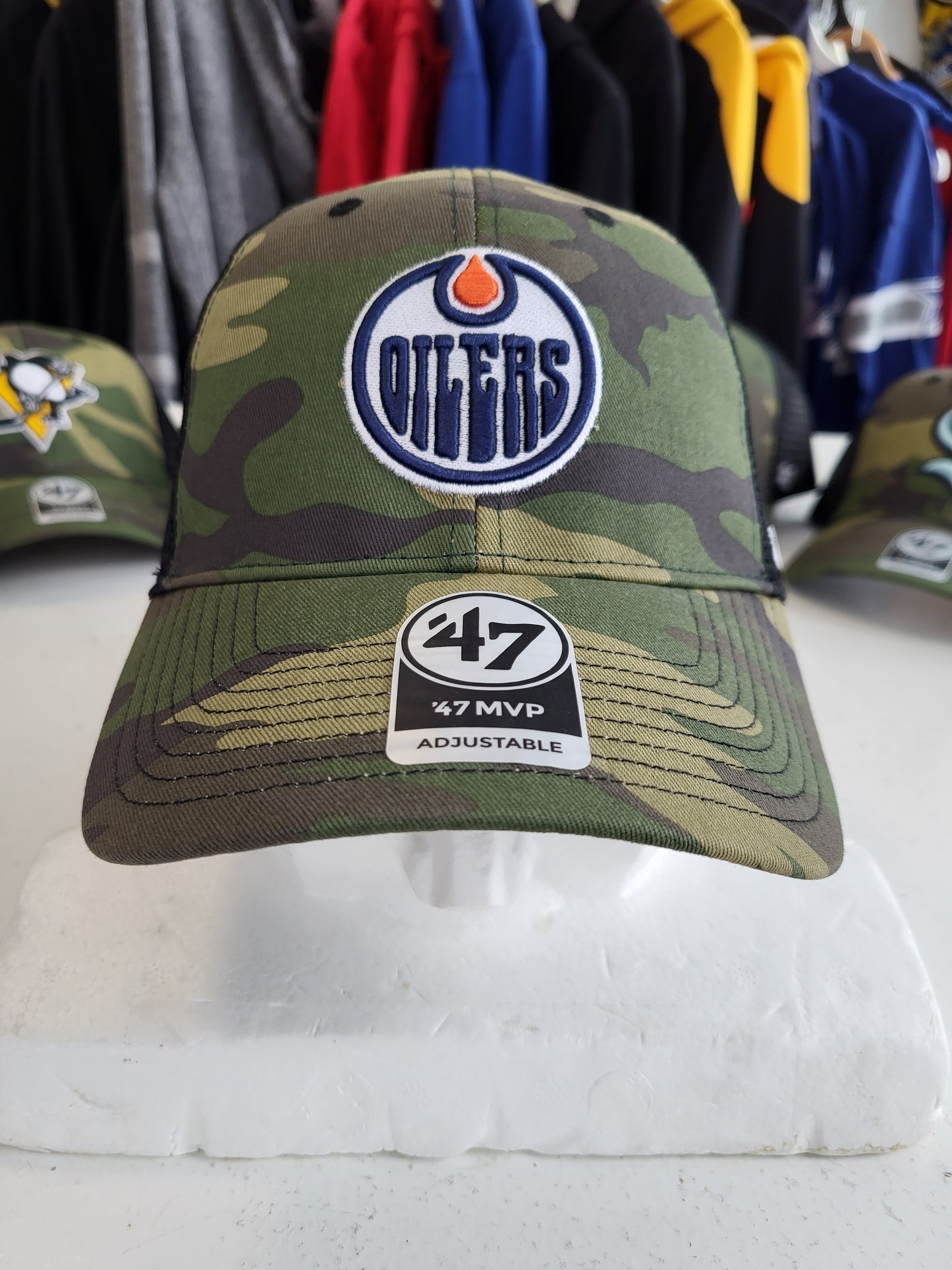 Edmonton Oilers camo