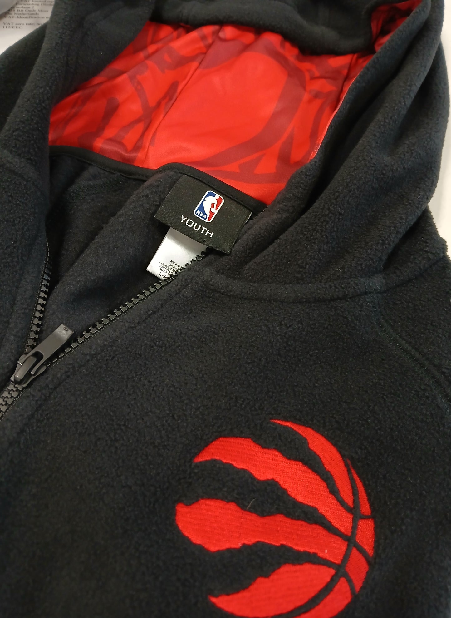 Toronto Raptors fleece. Youth koko