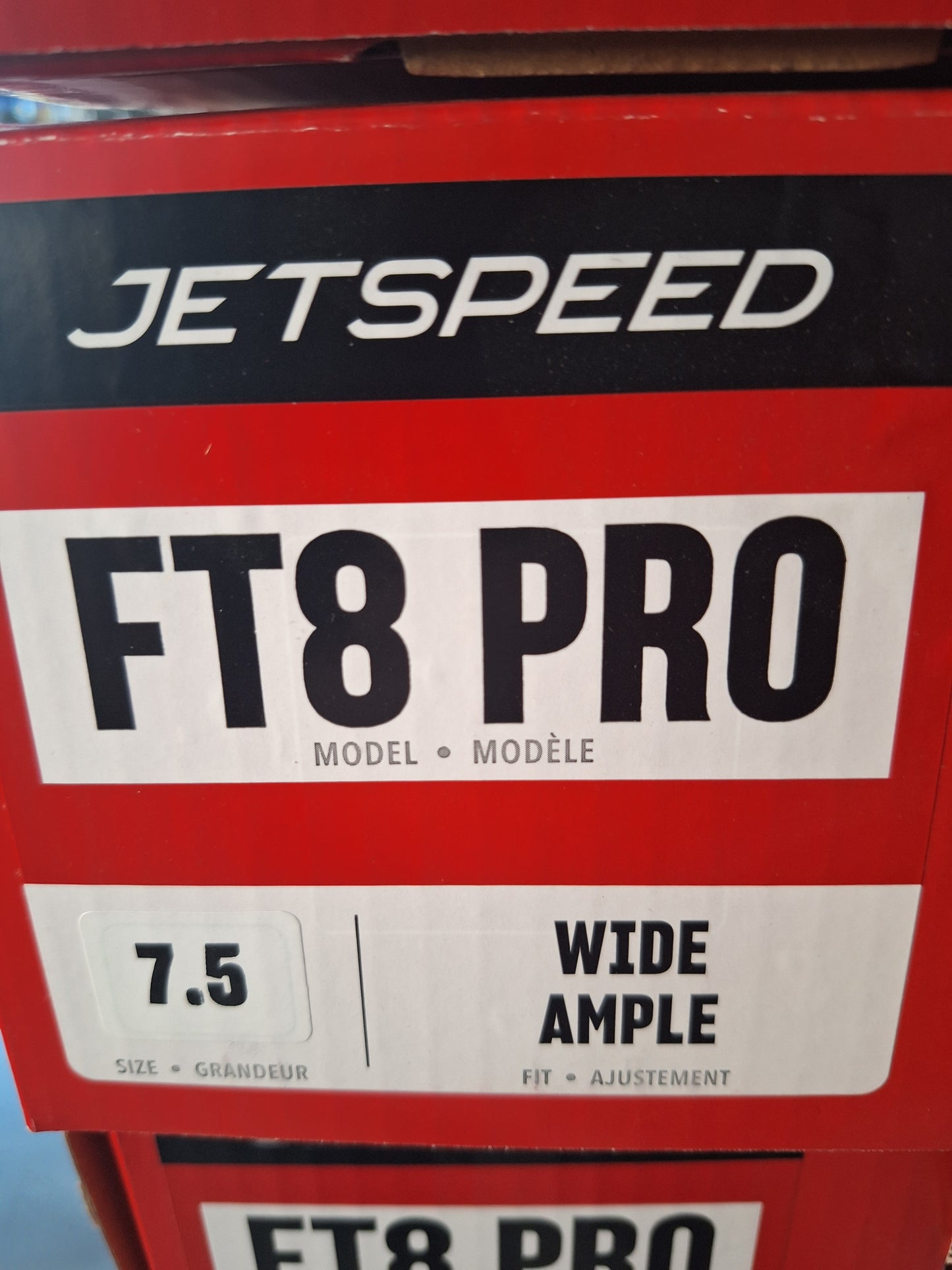 CCM FT8 PRO koko 7.5 = 42.5 lesti wide ample ( leveä )