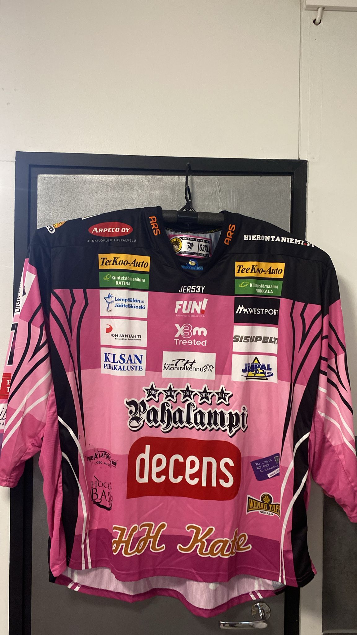 Niklas Lehti MV pelipaita koko G3XL käyttämätön