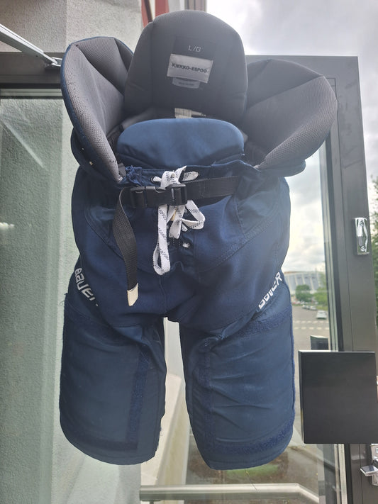 Bauer nexus Pro pelihousut koko Sr L käytetyt väri navy.