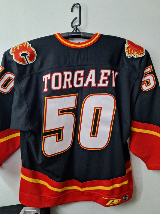NHL paita Flames Torgaev koko 56 pelattu.