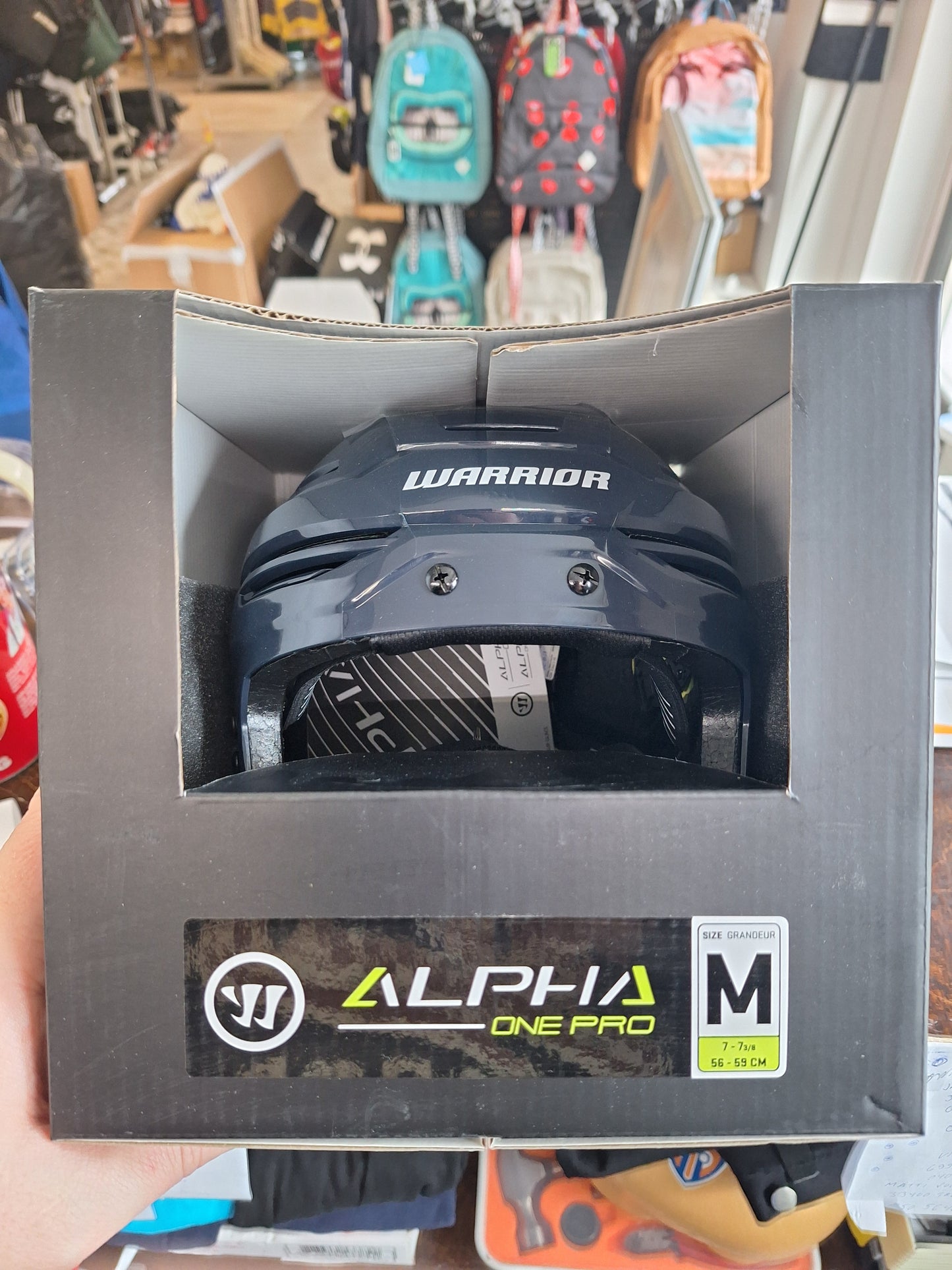 Warrior Alpha one Pro ( navy ) koko M ( 56-59cm )