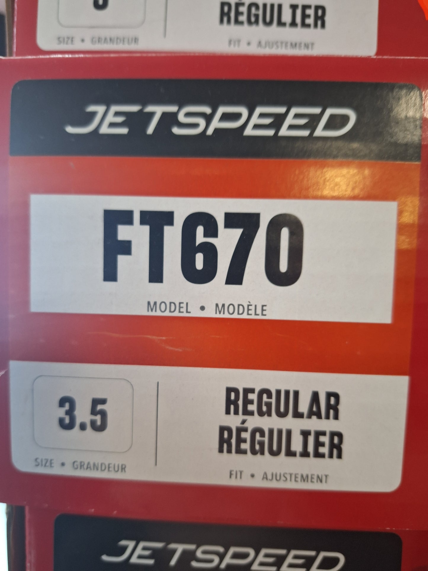 CCM FT670 JR koko 3.5 = 36.5 Regular