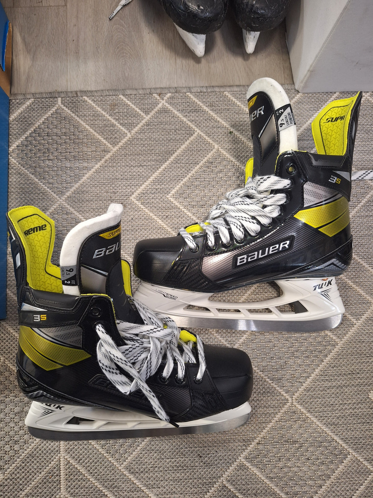 Bauer Supreme 3S koko 9.5 fit 2 UUSI koko 44.5-45