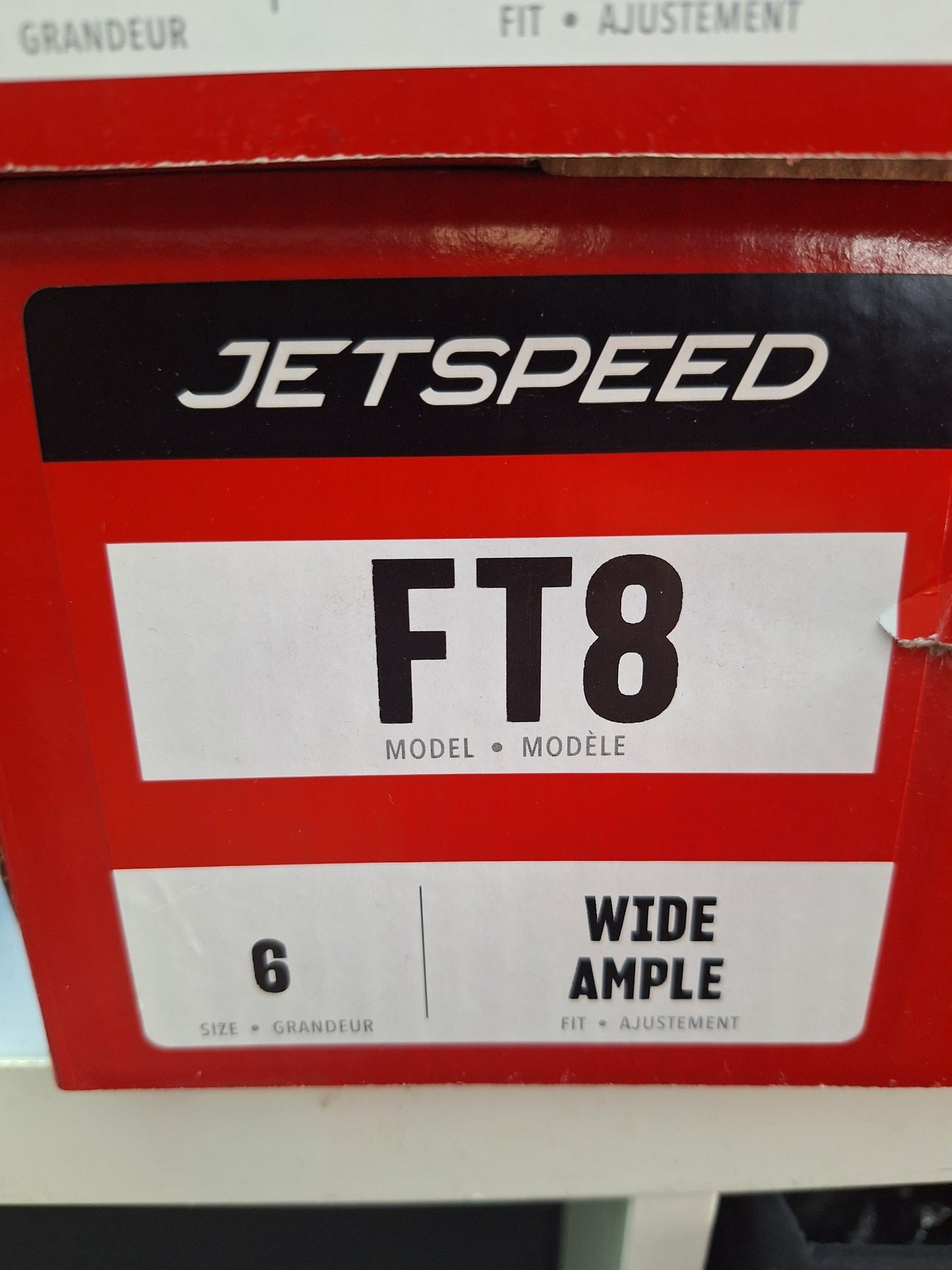 CCM FT8 int koko 6 = 40.5 lesti Wide ( leveä ) SUOMEN HALVIN