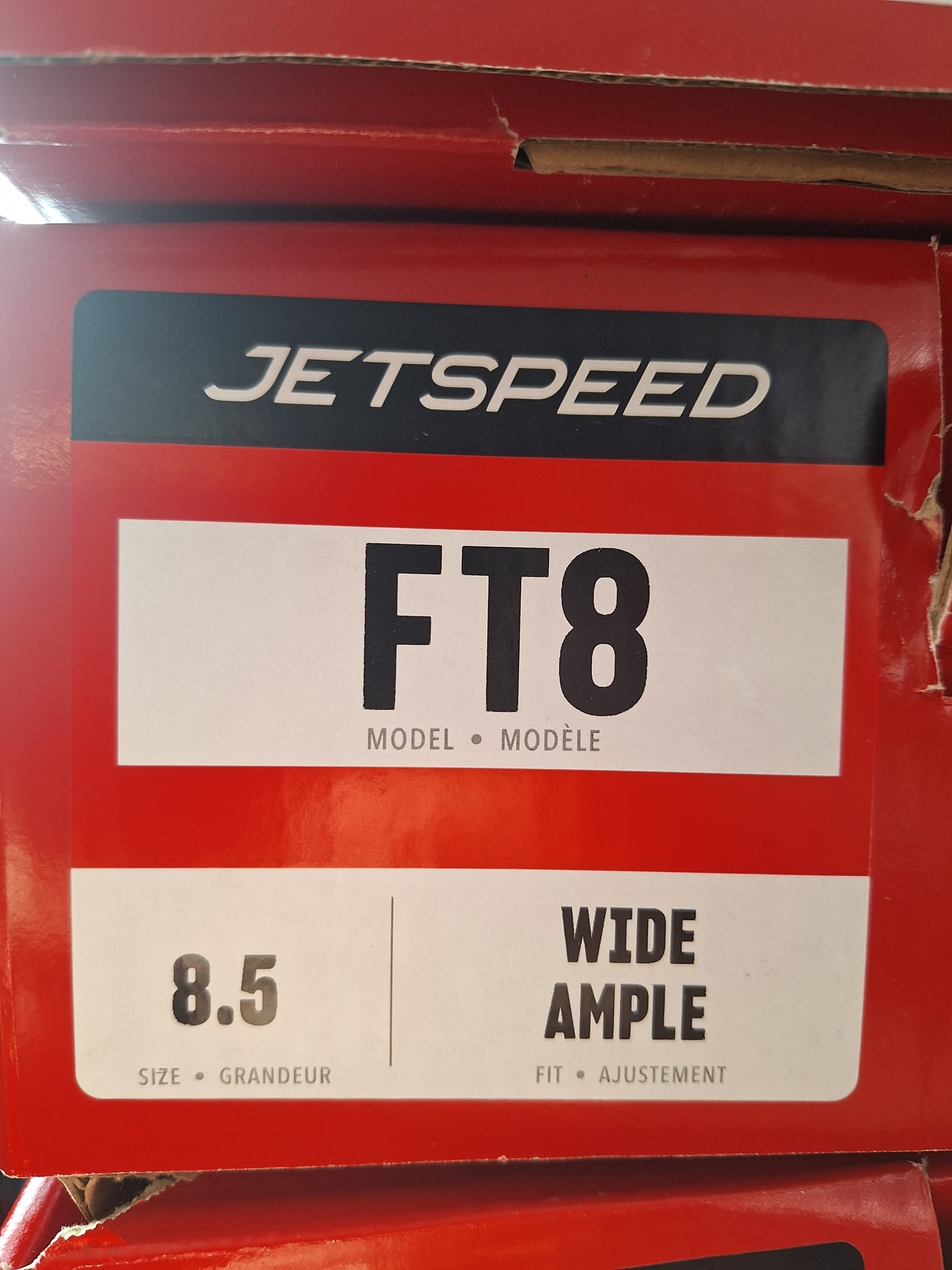 CCM FT8 koko 8,5 = 44 lesti Wide ample SUOMEN HALVIN