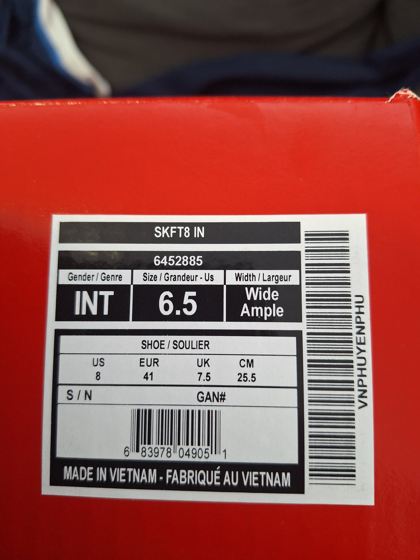 CCM FT8 Int koko 6.5 = 41 lesti Wide ( leveä ) SUOMEN HALVI