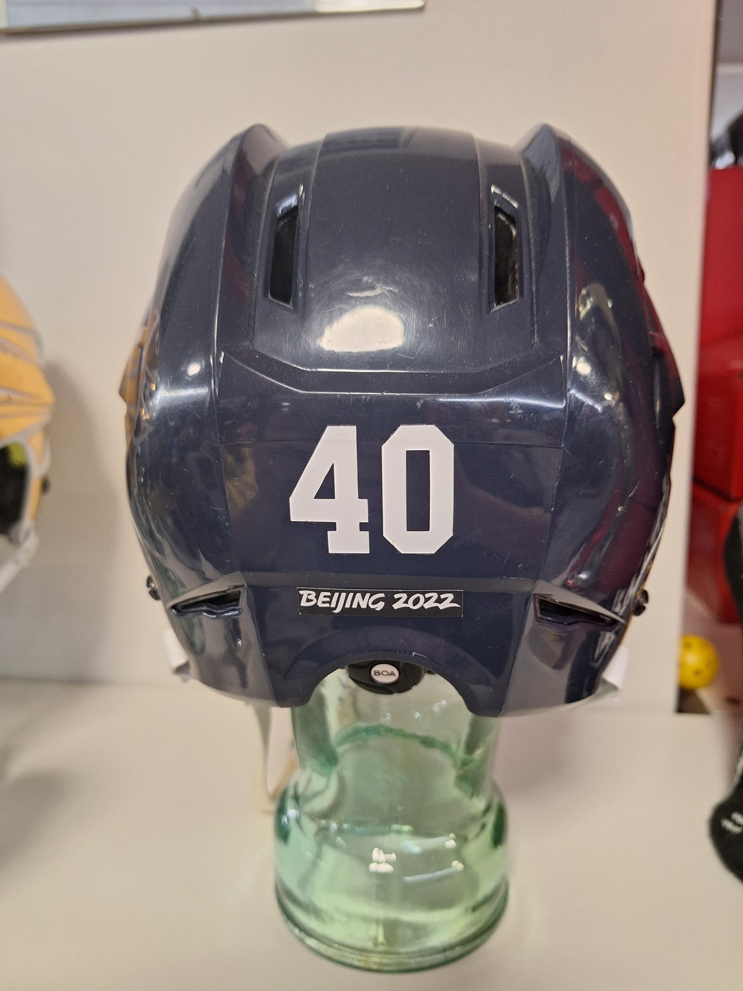 Petteri Lindbhom Beijing 2022 kypärä. Warrior alpha koko Medium