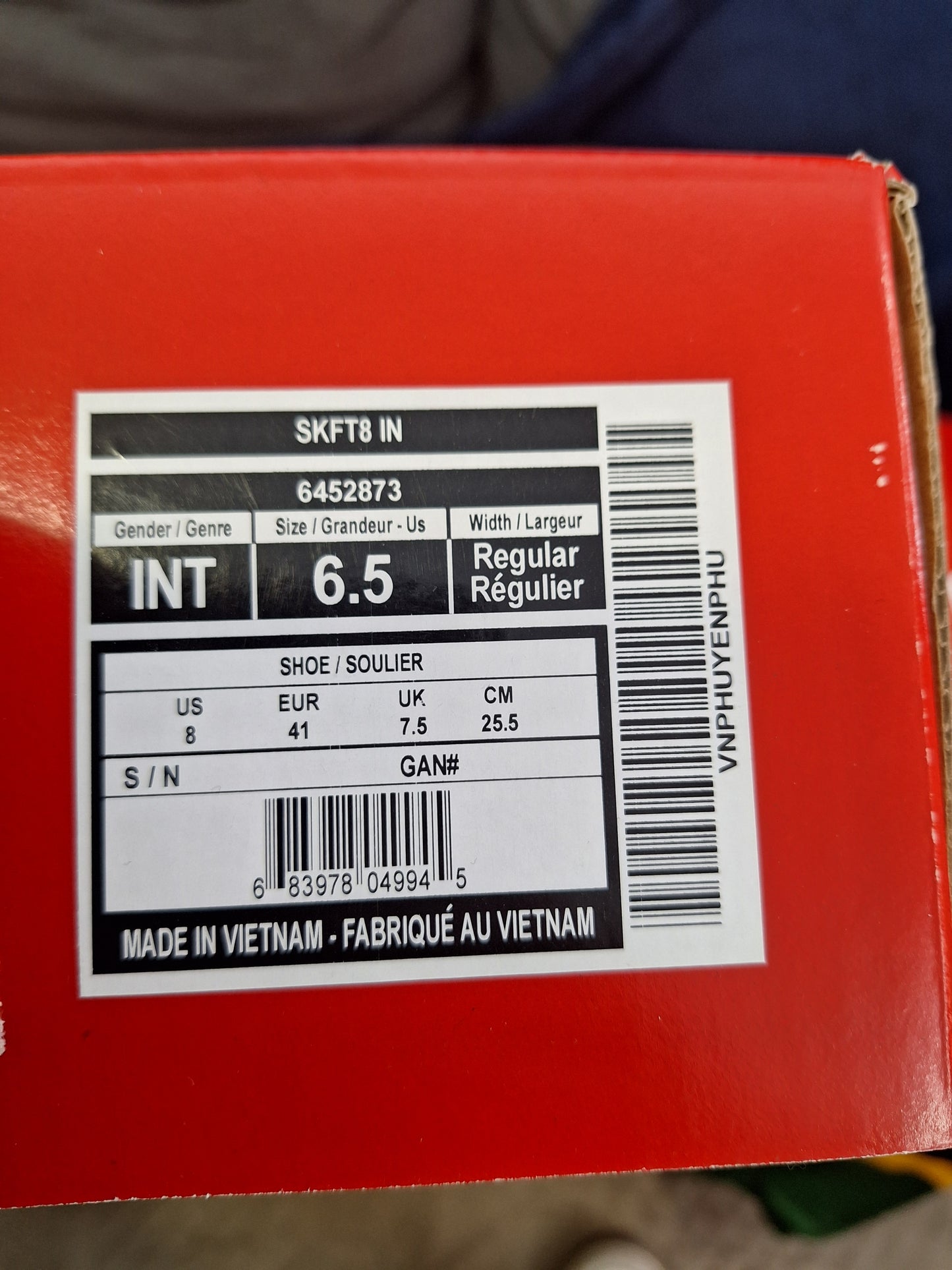 CCM FT8 Int koko 6.5 =41 lesti Regular SUOMEN HALVIN
