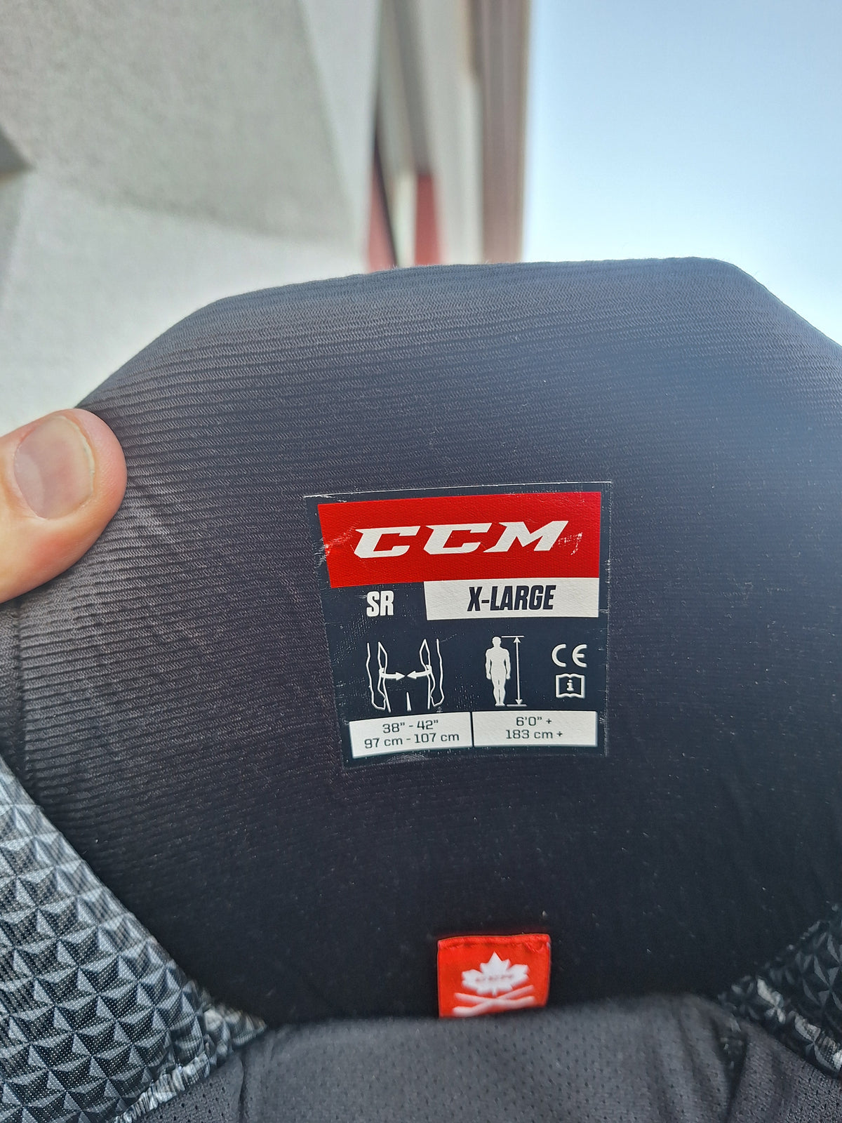 CCM sisäsuojat uusi koko XL
