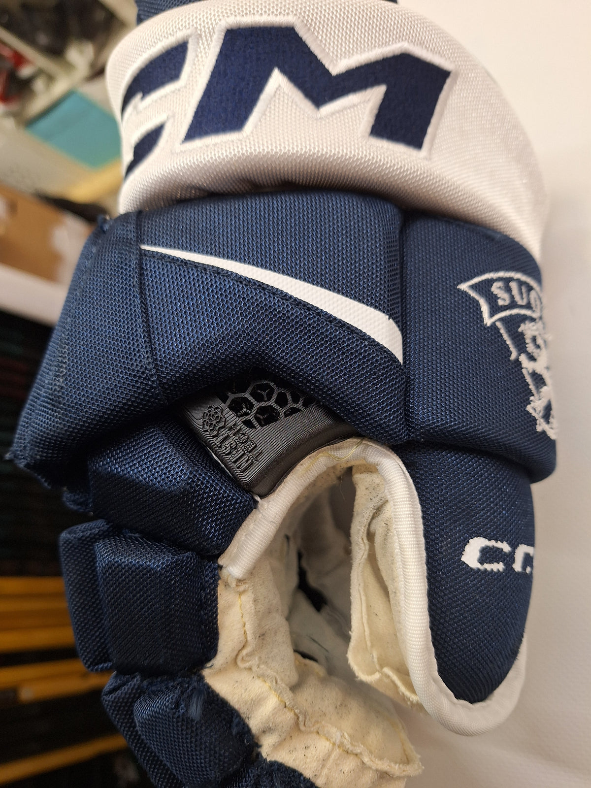 CCM pro pelihanskat koko 14" käytetyt kunto ok