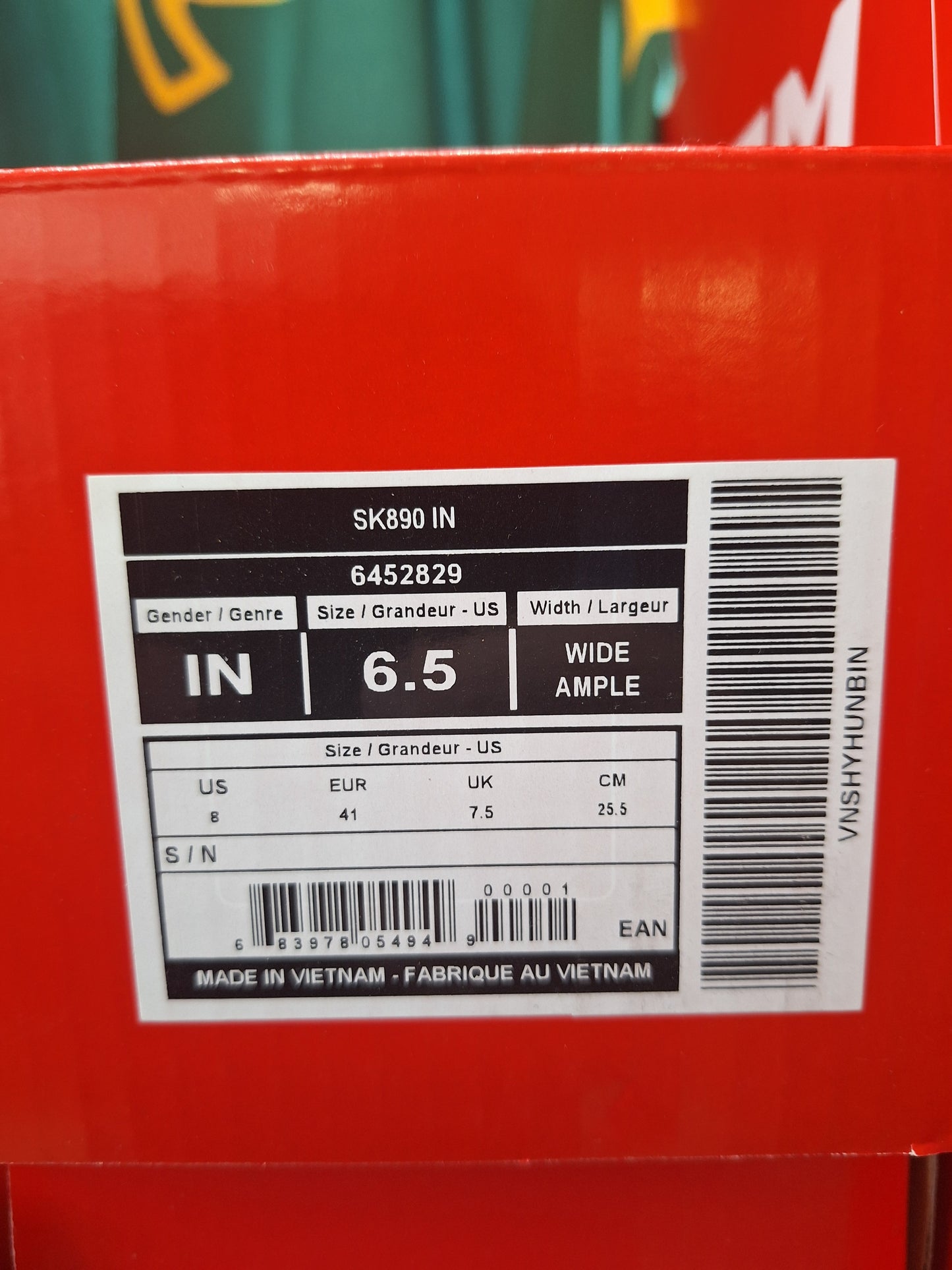 CCM FT890 Int 6,5 = 41 lesti Wide ( leveä ) SUOMEN HALVIN